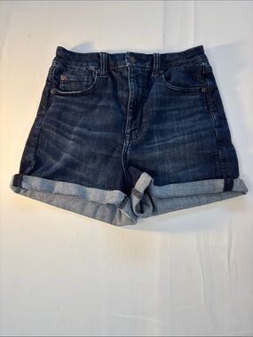 American Eagle Outfitters Indigo Cuffed Denim Shorts -460sku